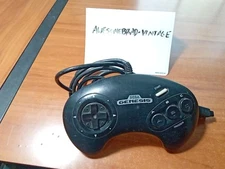 OEM Sega Genesis 3 Button Controller Model 1650 - Black *TESTED*