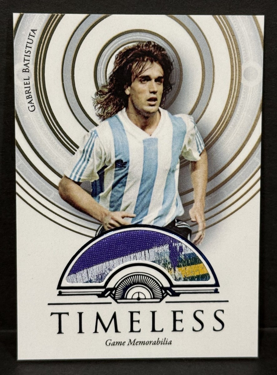 2024 Futera Unique WF Gabriel Batistuta Game Worn Timeless Patch
