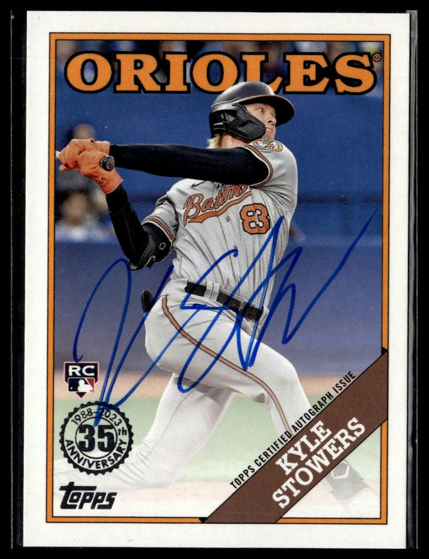 2023 Topps #88BA-KS Kyle Stowers Baltimore Orioles Autograph