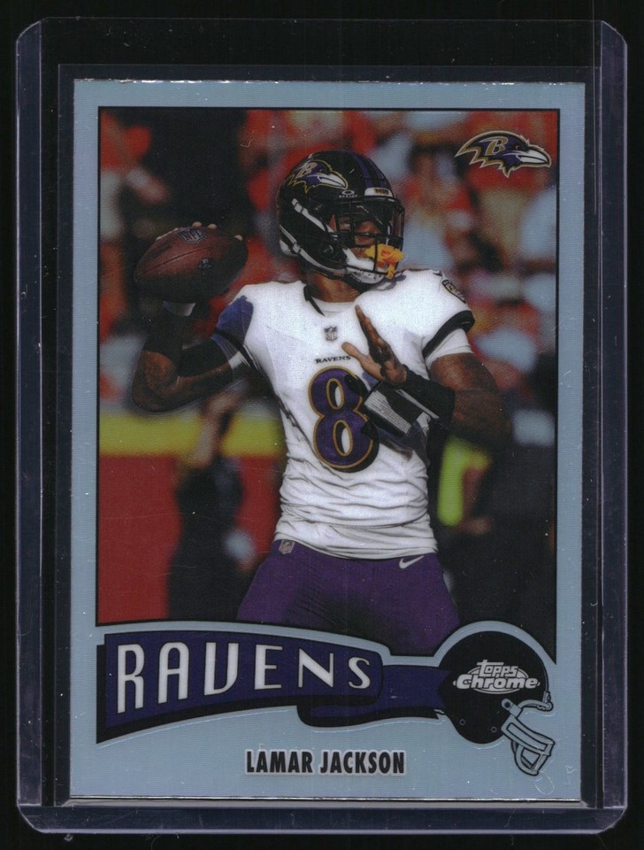 2025 Topps Chrome 1975 Topps Refractor #1975-3 Lamar Jackson Ravens