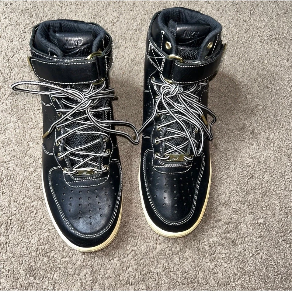 Hombre Talla 8 Nike Air Force 1 High '07 LV8 WB Negro Premium Foto 3 de 4