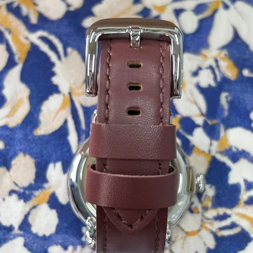 New Shinola The Runwell Blue Dial Cattail Leather Strap Men's Quartz Watch 41mm - Image 3 of 4