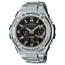 Casio Watch G-Shock G-STEEL Radio Solar GST-W110D-1A9JF Silver 20BAR New In Box
