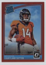 2018 Donruss Optic Rated Rookie Red Prizm 89/99 Courtland Sutton #162 RC
