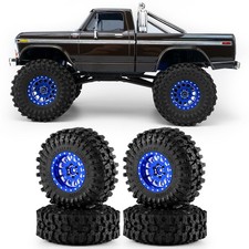 Flyxm Rc Alu 1.3 Beadlock Wheels Rims Tires For 118 124 Trx4m Scx24 Rc Cars Flyxm Rc Alu 1.3 Beadlock Wheels Rims Tires For 118 124 Trx4m Scx24 Rc Cars