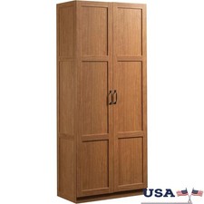 Adjustable Storage Cabinet W/ Shelves Home Office Kitchen Organization New