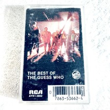 The Guess Who "The Best of" 1970's Classic Rock, Cassette Tape, RCA #AYK1-3662