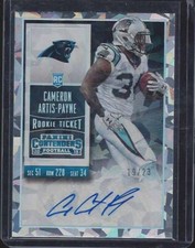 CAMERON ARTIS PAYNE 2015 CONTENDERS CRACKED ICE ROOKIE AUTO RC #D 19/23