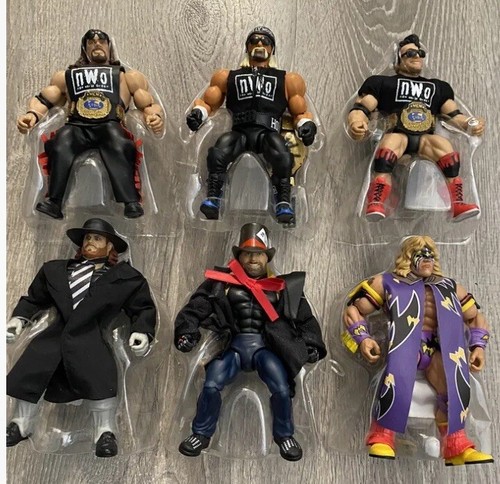 WWE Superstars Mattel 6 Figures NWO, Wyatt, Undertaker, & Ultimate Warrior