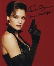 FAMKE JANSSEN signed autograph 20x25cm JAMES BOND in person autograph COA