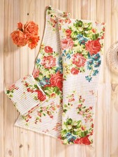 April Cornell 2-Piece Tea Towels / Dishtowels...