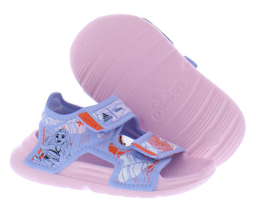 Adidas Altaswim Infant/Toddler Shoes Size 3, Color: Blue Dawn/Core Black/Semi - Picture 1 of 4