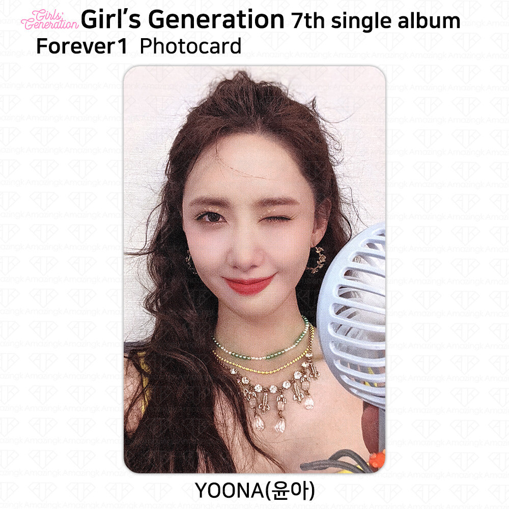 SNSD Girl's Generation 7th Single Album Forever1 Photocard