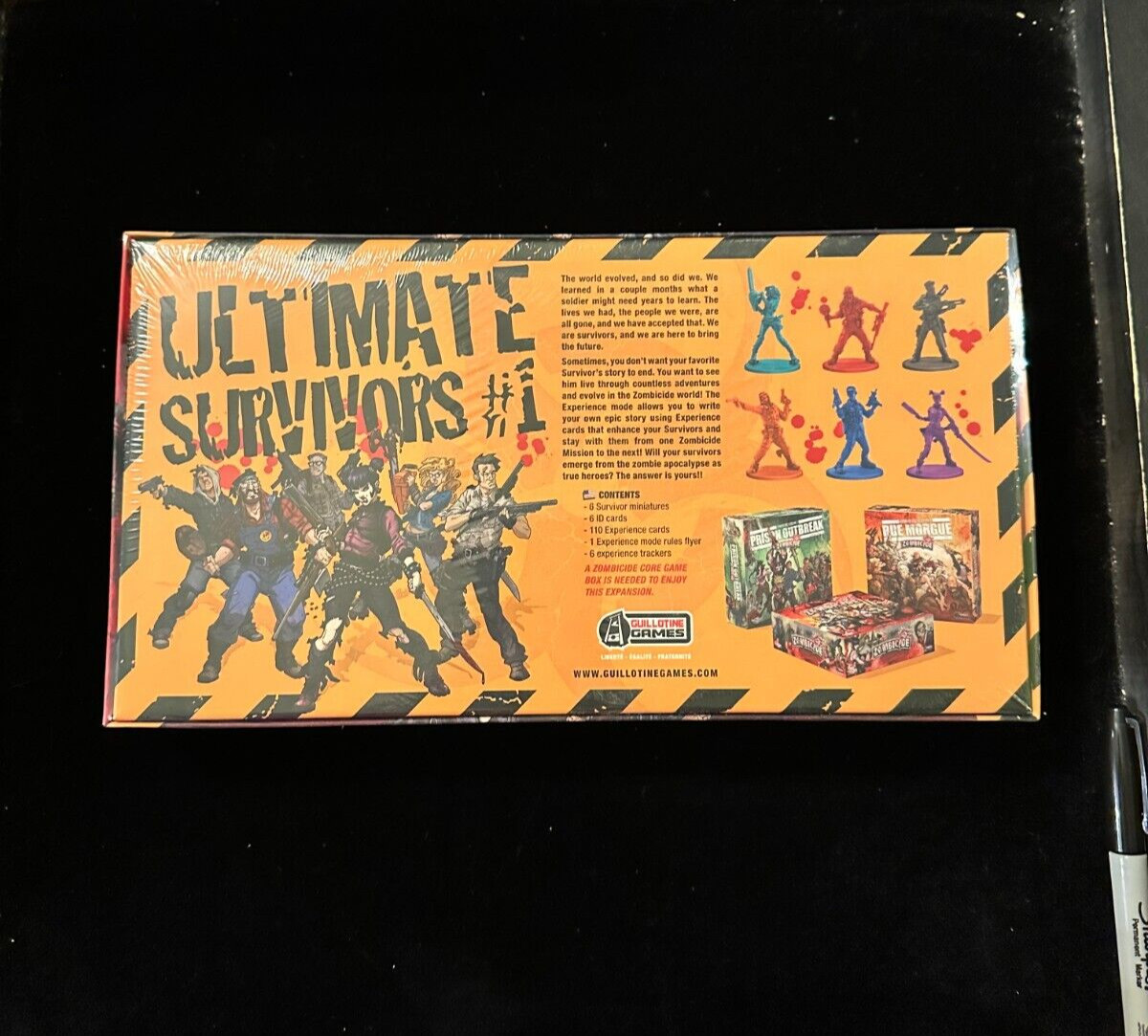 NEW Sealed Zombicide Ultimate Survivors #1 Zombie Miniatures Board Game CMON