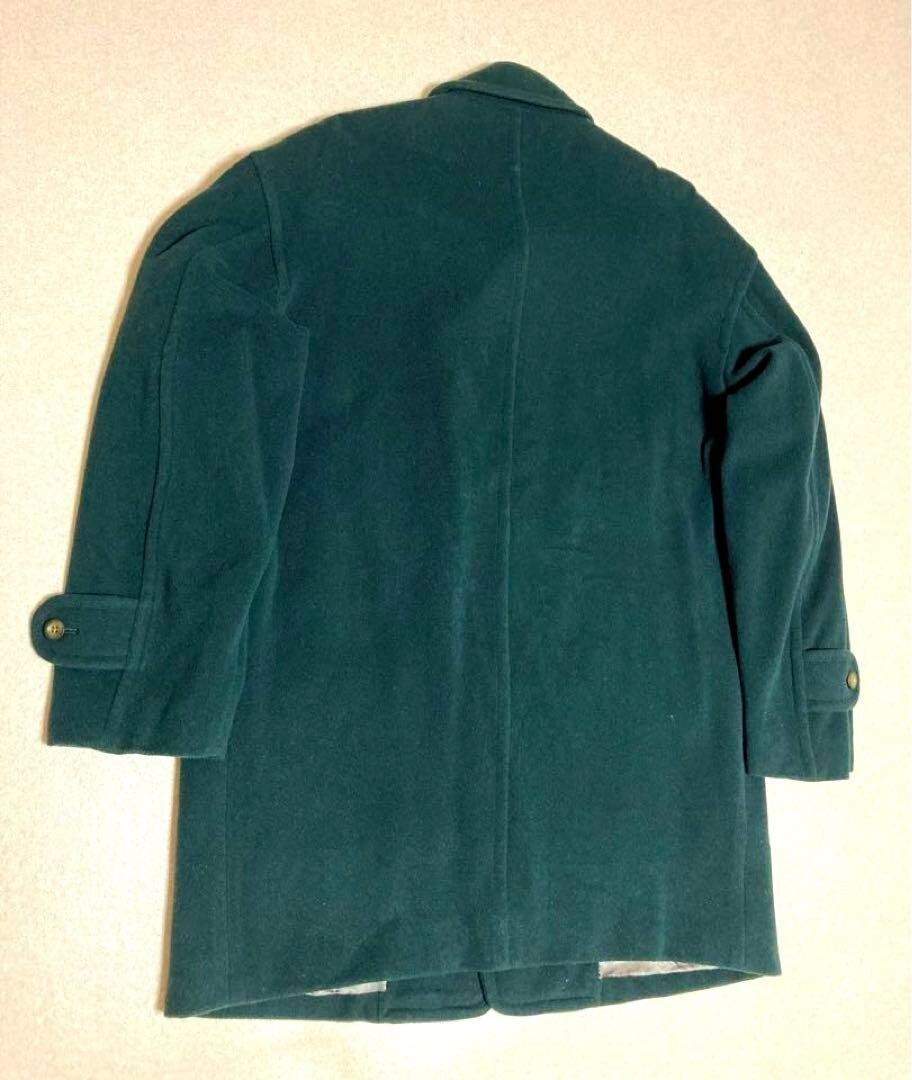 【専用】VINTAGE BURBERRYS Bal Collar Coat Rare Burberrys Vintage 2Way Bal Collar Coat Deep Green Men's