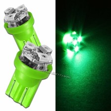 2 X Green 6 Led 12v Replacement T10 Wedge Light Bulbs 194 2450 2652 2921 2825 2 X Green 6 Led 12v Replacement T10 Wedge Light Bulbs 194 2450 2652 2921 2825
