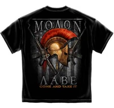 2nd Second Amendment Molon Labe Come Take It Greek Patriotic Flag T Shirt RN2374