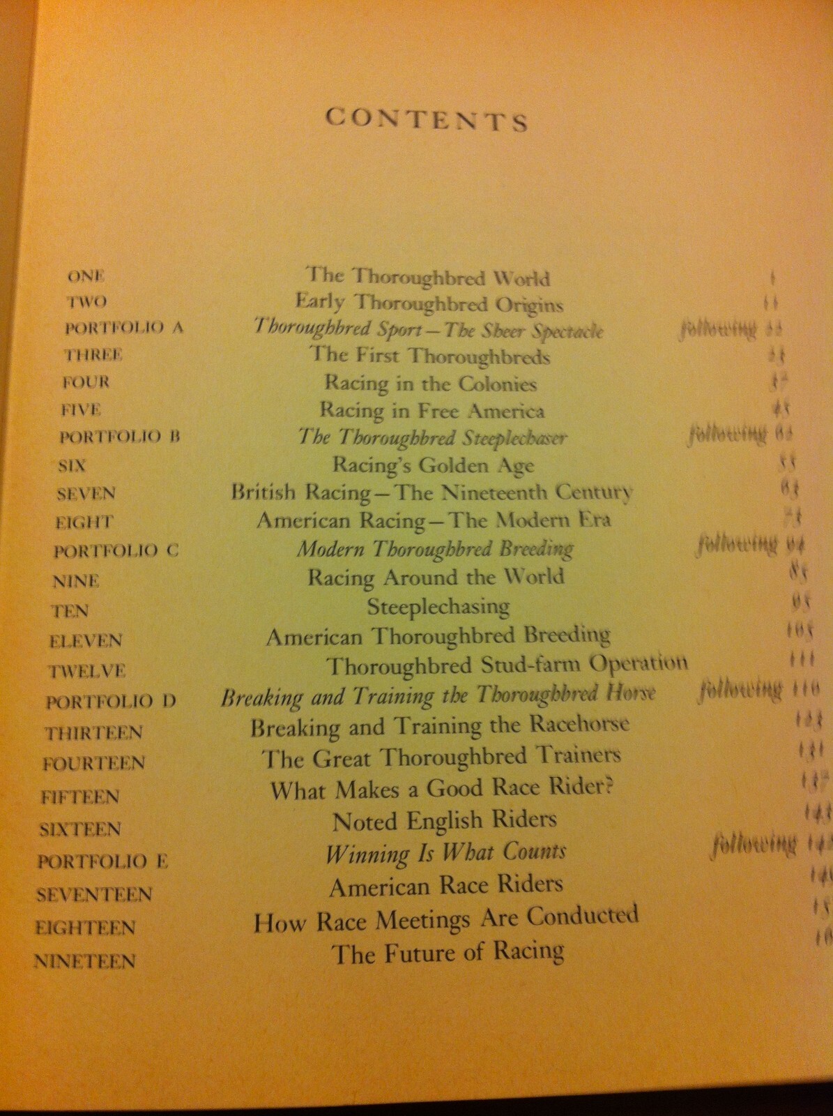 Vintage Horse Racing Book 'The Thoroughbred World' | eBay