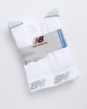 New Balance  Men's Active Cushion Crew Socks 5-Pack MOISTURE CONTROL BREATHABLE