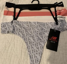 New Balance Women's 5 Pair Pack Thong Panties Underwear Lingerie Size Large