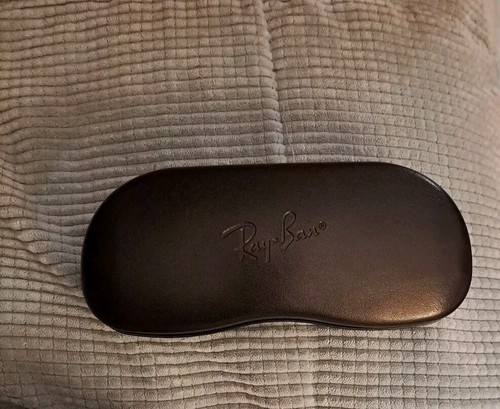 RAY-BAN Eyeglass Sunglass Black Hard Clamshell Case Case ONLY - Picture 4 of 5