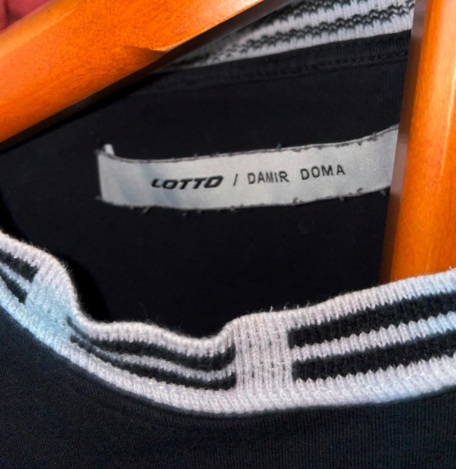 VERY RARE DAMIR DOMA X LOTTO BLACK GRAPHIC SHIRT SIZE M BLACK TEE image 6