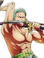 Zoro Weatherproof Anime Sticker 6" Car Decal