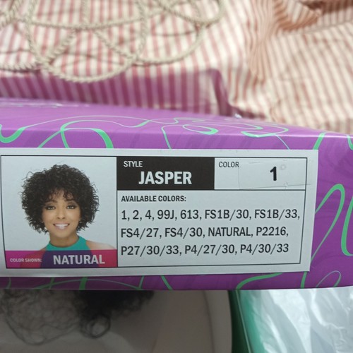 WIG HUMAN HAIR Vivica's Natural Brazilian 100% Remi Pure StretchCap JASPER 1 NIB - Picture 9 of 14