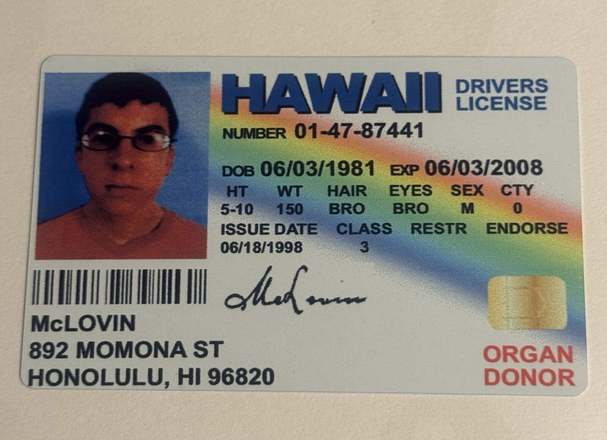 商品ID記載お願い m_m ページ McLovin License Replica | eBay