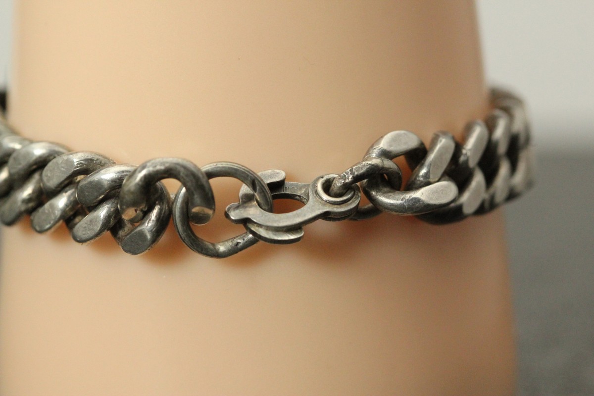 Sterling Silver Heavy WWII Vintage Marine Corps ID Bracelet Sterling Silver Heavy WWII Vintage Marine Corps ID Bracelet