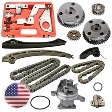 Water Pump Timing Chain Kit For Ford Lincoln Edge Fusion Focus Mustang MKC 2.3L