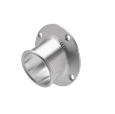 HMF Exhaust Muffler End Cap Endcap Turn Down Brushed 4 Bolt