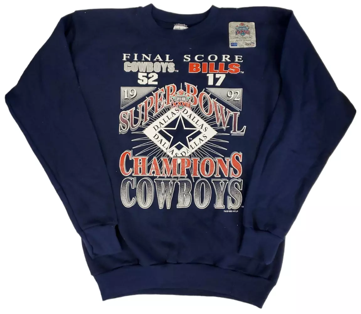 Vintage Dallas Cowboys Super Bowl XXVII Champions Crewneck Sweatshirt