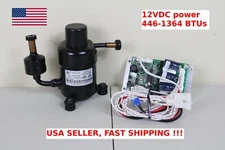 12V DC Mini Refrigeration Compressor Fridge Freezer Marine Solar QX19-12 R134a