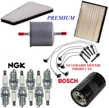 Tune Up Kit Filters Wire Spark Plugs For FORD TAURUS V6 3.0L DOHC 2000