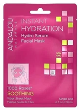 Andalou Naturals Instant Hydration Hydro Serum Facial Mask, 0.6 oz