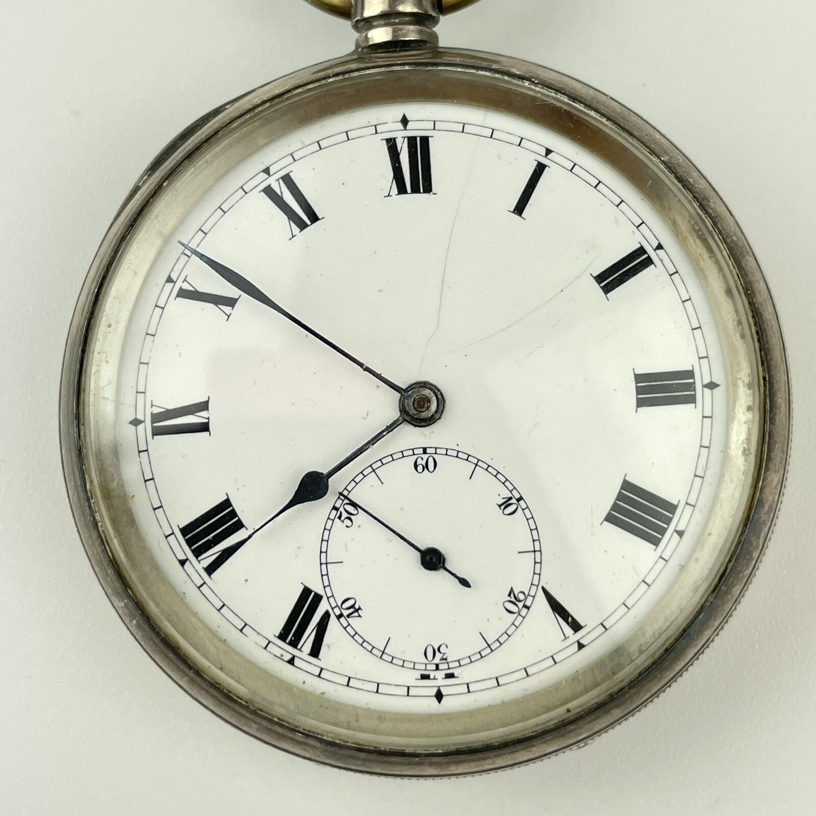 Antique Solid Silver Cased Top Winding Buren Pock… - image 2