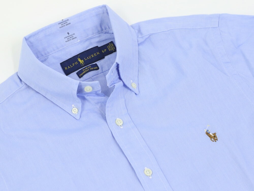 Polo Ralph Lauren Men's Slim Fit Chambray Oxford Pony Shirt