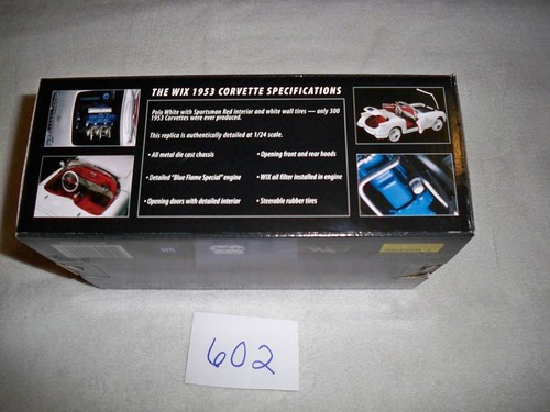 1953 Corvette 50th Anniversary Wix Collector's Edition 1/24 Scale - Picture 2 of 3