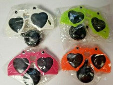 4 Vintage Dime Store Plastic Squirting Trick And Gags Frog Sunglasses New S3top