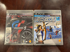 Lot of 2 PlayStation 3 Games, Gran Tourismo 5, Sports Champions (R AE)