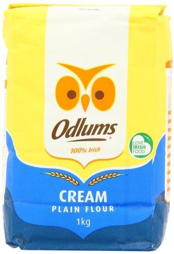 Harina crema lisa irlandesa Odlums 1 kg (paquete de 5)