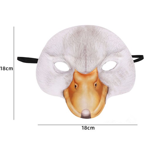 SN-A2-1 Unisex Latex Duck Farm Animal Halloween Costume Mask - Picture 6 of 12