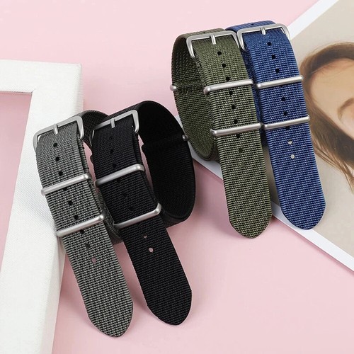 Watch Strap Nylon One Piece Band Military Army Diver 18mm 20mm 22mm 24mm MOD - Picture 6 of 19
