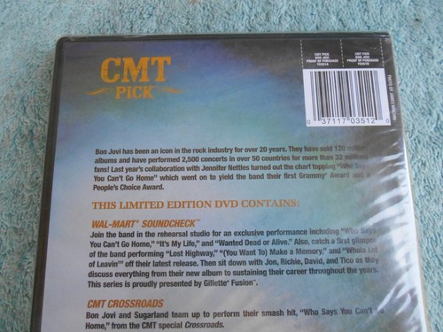 BON JOVI CMT PICK (LIMITED EDITION DVD, 2007) SEALED NEU! - Bild 6 von 7