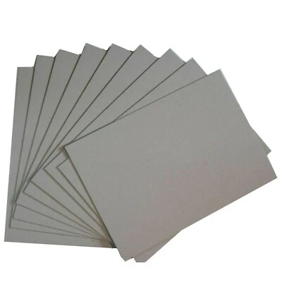 10 Pièces Carton A3 Gris 1,5 mm Greyboard Recyclé Mat Sans Acide 1500 MIC - Photo 1/3