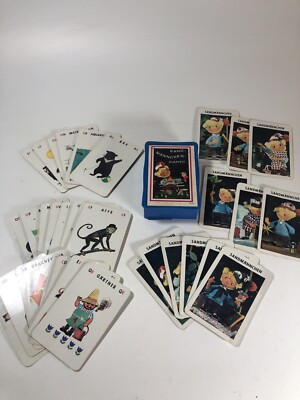 SANDMANNCHEN German Kids Card Game Noris Vintage Quartett Speilzeugschachtel