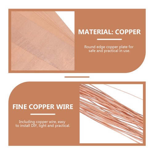 60pcs Copper Plant Tags Labels Flower Plaque Sign for Gardening Plants Rose Gold - Picture 5 of 12