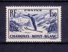 1937 FRANCE Y & T N° 334 Neuf *  AVEC CHARNIERE