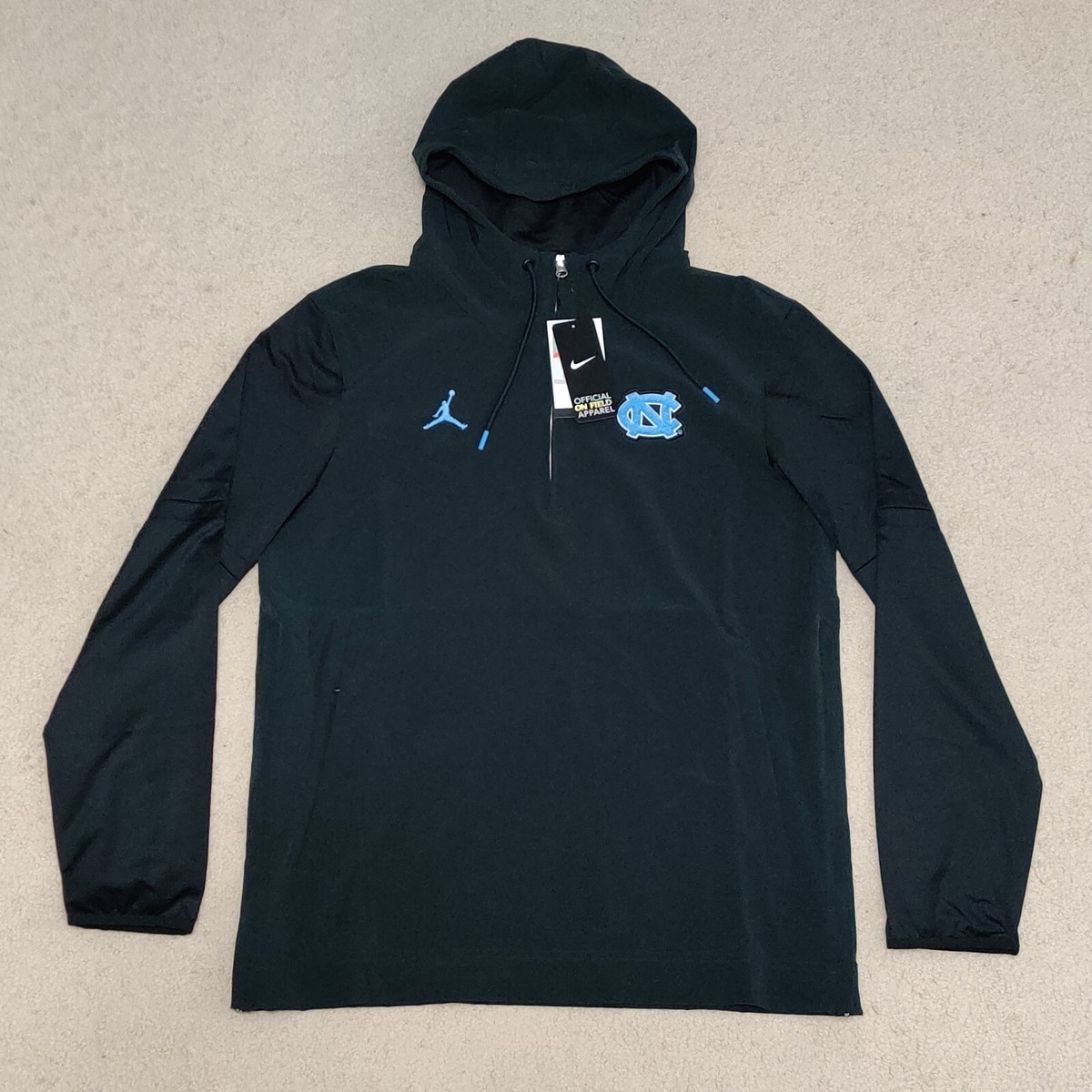 Nike Jordan Men's UNC North Carolina Tar Heels Jacket Black